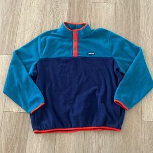 Lands End T snap fleece pullover size XXL
